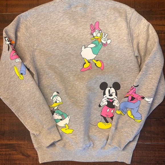 Disney MICKEY AND FRIENDS “Together Forever” gray sweatshirt - Picture 2 of 3